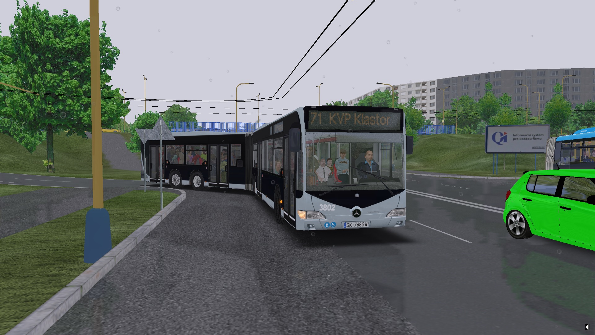 Repaint pre autobus MB O530 Capacity