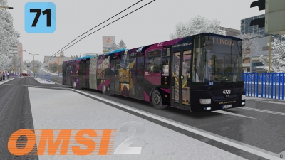 OMSI 2 SOR NB 18 City Euro 5 EEV DP Košice #4722, 71 KVP, Klastor - Lingov