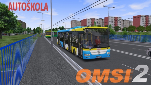 OMSI 2 SOR NB 12 City DP Košice #5737 - CVICNA JAZDA