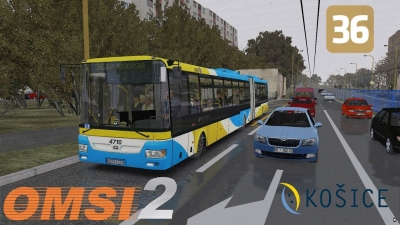 OMSI 2 Košice L36 Madridská - Moskovská &amp; SOR NB 18 City #4710