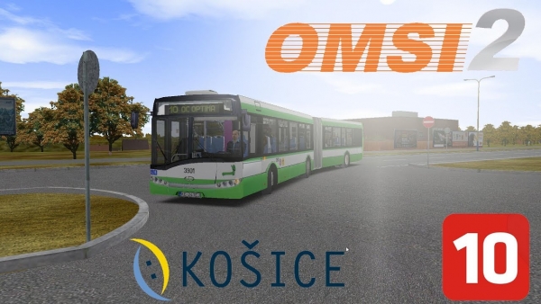 OMSI 2 KOŠICE L10 Madridská - OC Optima &amp; Solaris Urbino 18 III DPMK